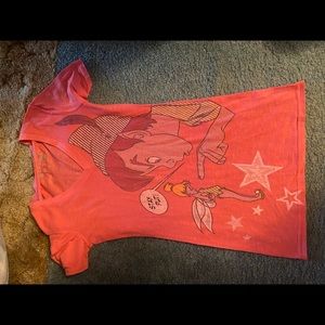 Disney peter pan and tinkerbell shirt